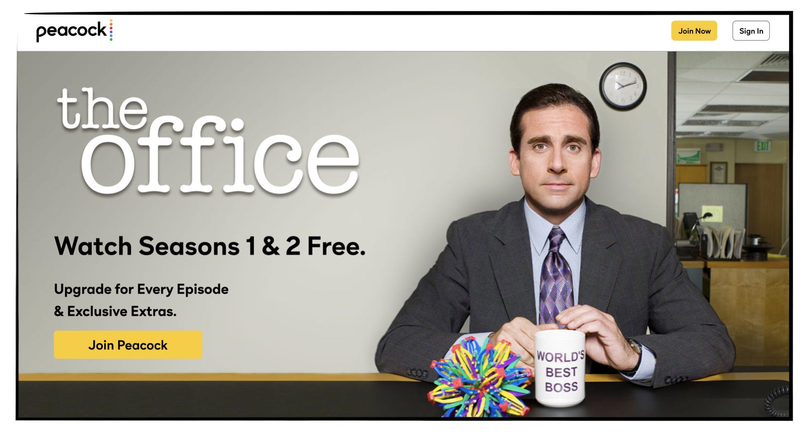 Peacock the store office free