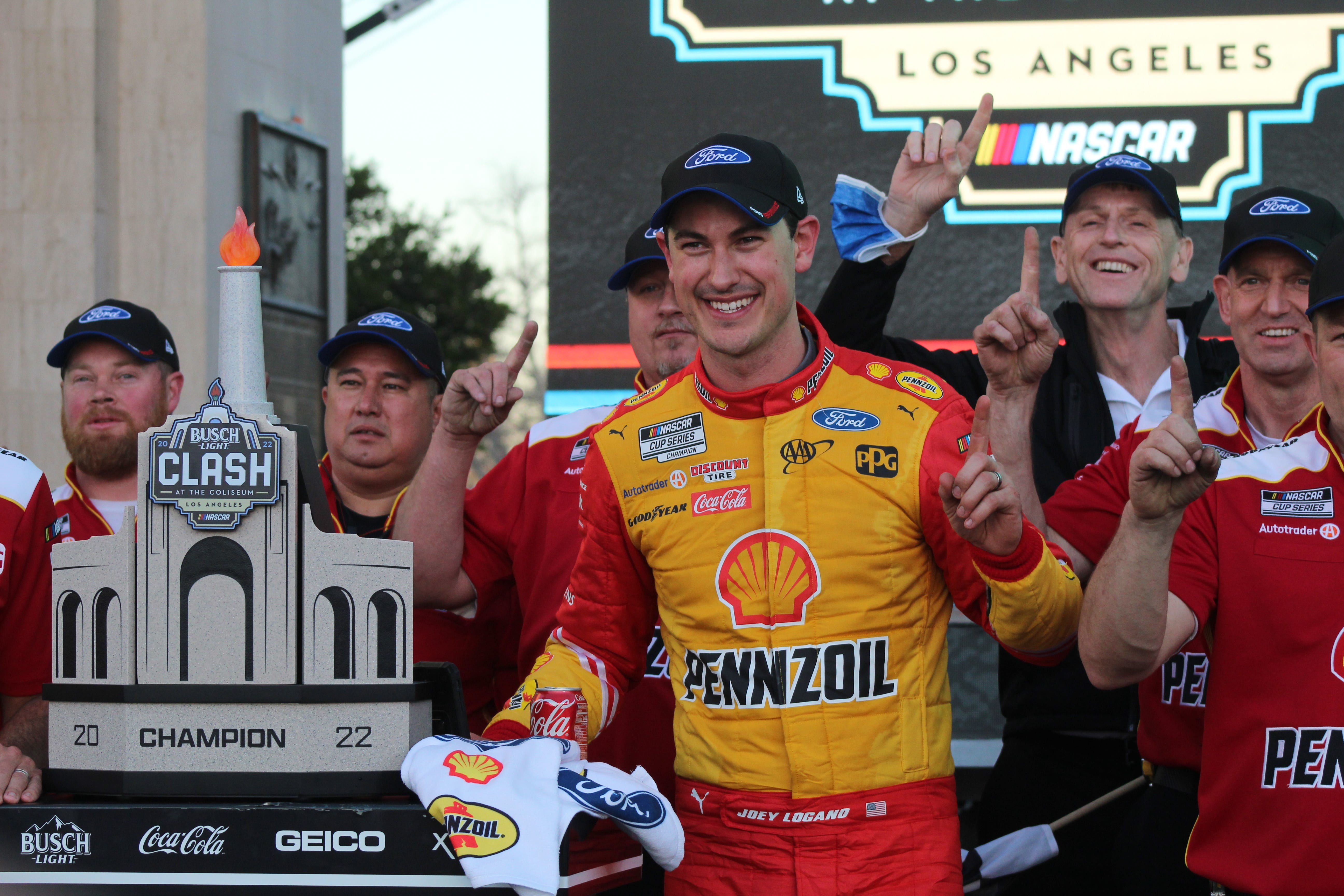 Joey Logano Becomes First Driver To Win NASCAR Race Inside The LA 