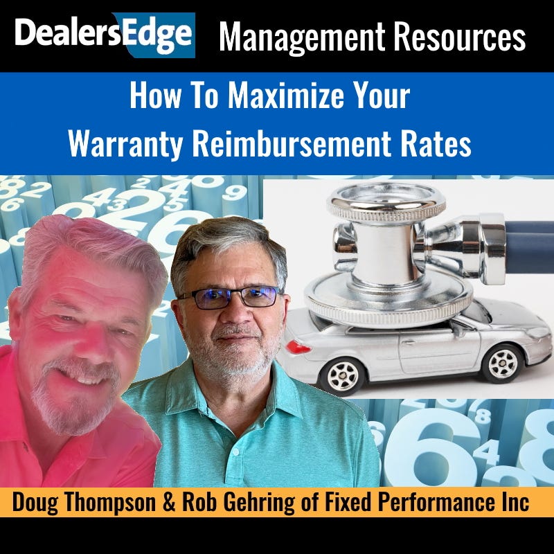 Maximize Your Warranty Reimbursement Rates DealersEdge