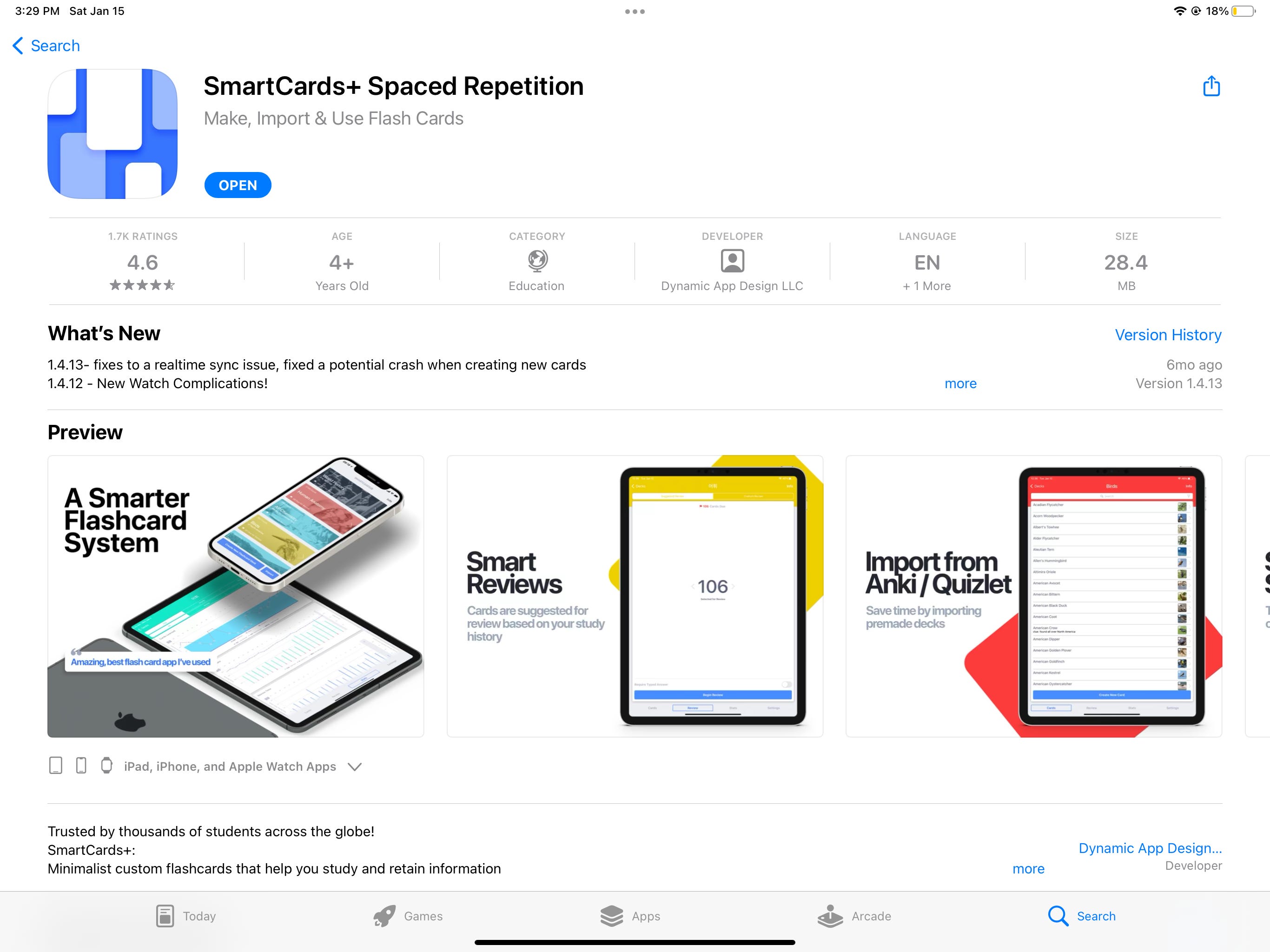 SmartCards+: My Favorite Flashcard App - by Aditya