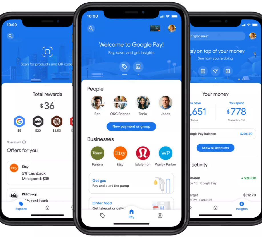 Google pay on s3 frontier best sale