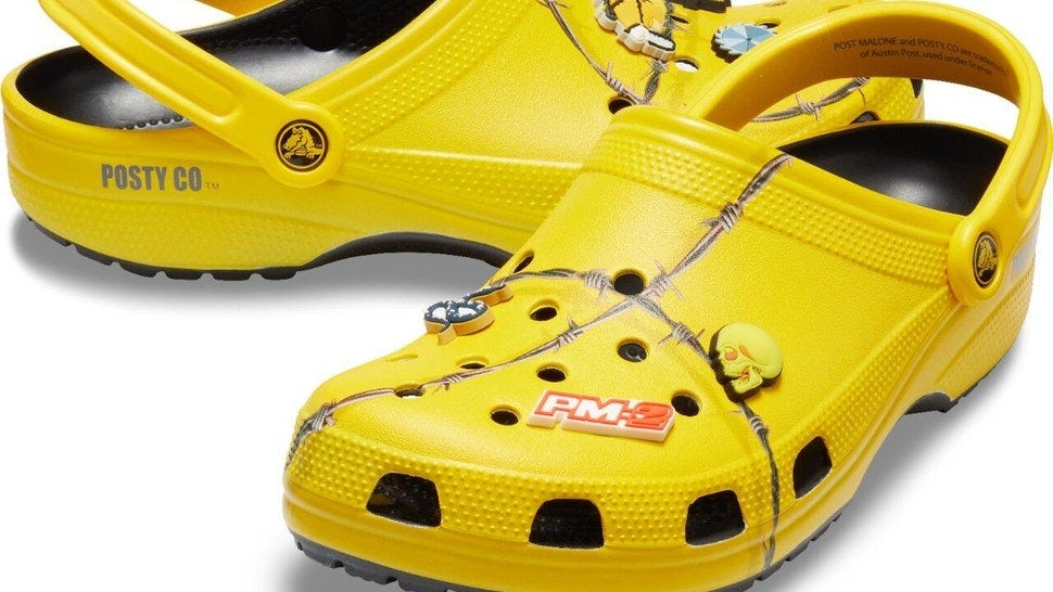 Post malone crocs on sale amazon