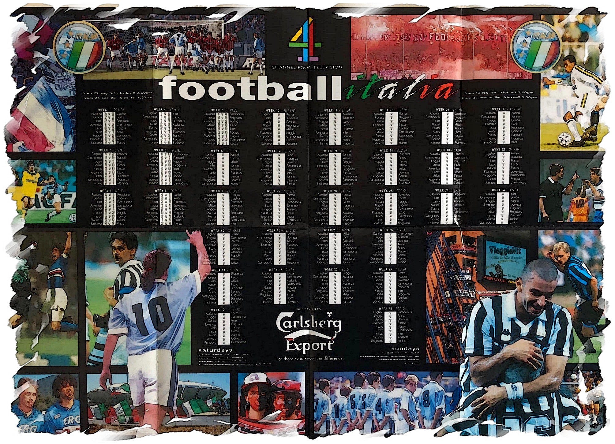 Football Italia LIVE The 10 Best Live Games 19922001