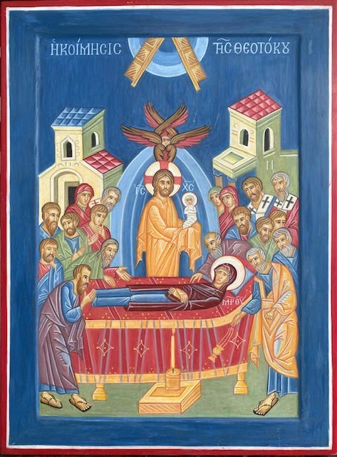 On the Icon of the Assumption/Dormition - by Solrunn Nes