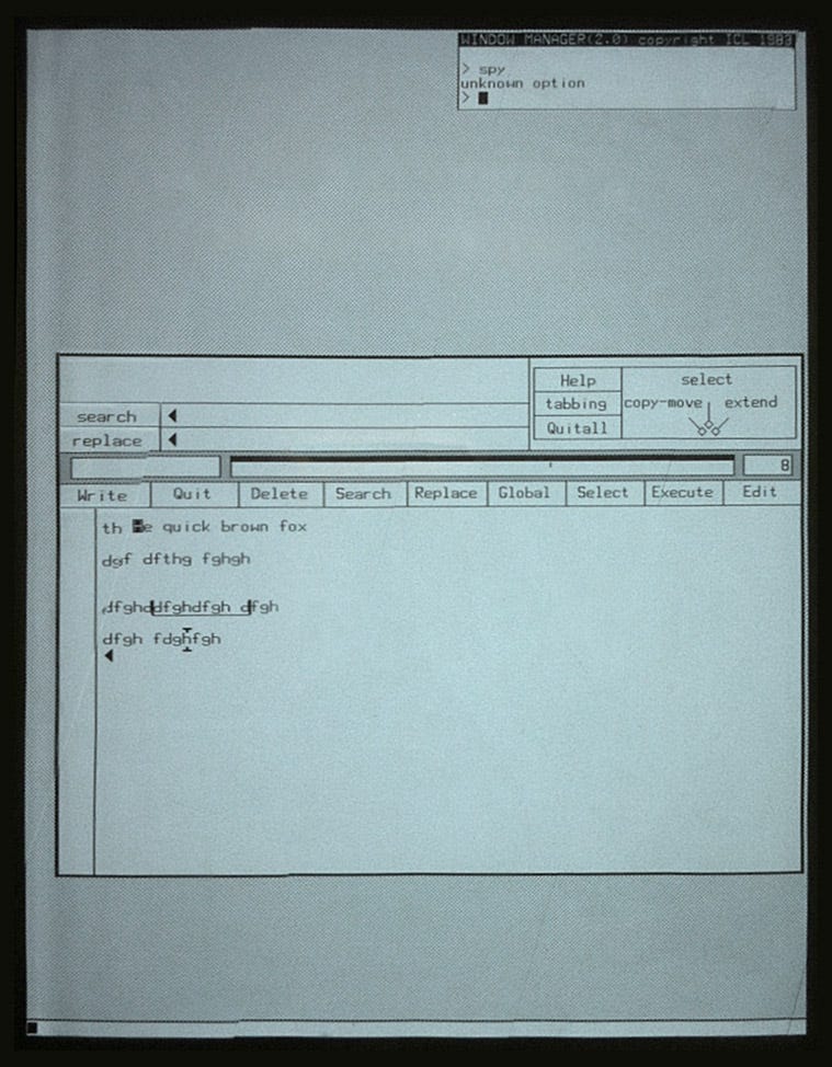 The History of the Graphical User Interface -- 1945 to 1980
