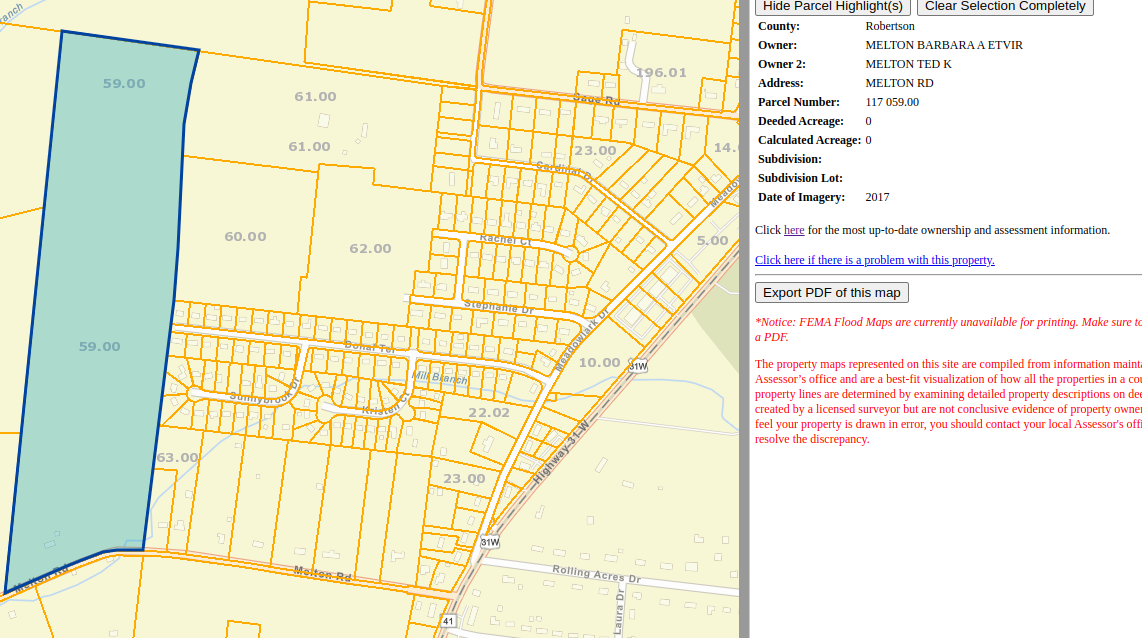 Robertson County Economic Development Board Decisions