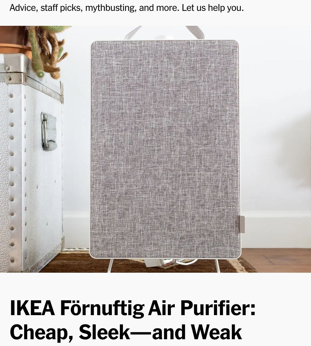Mila air shop purifier review wirecutter