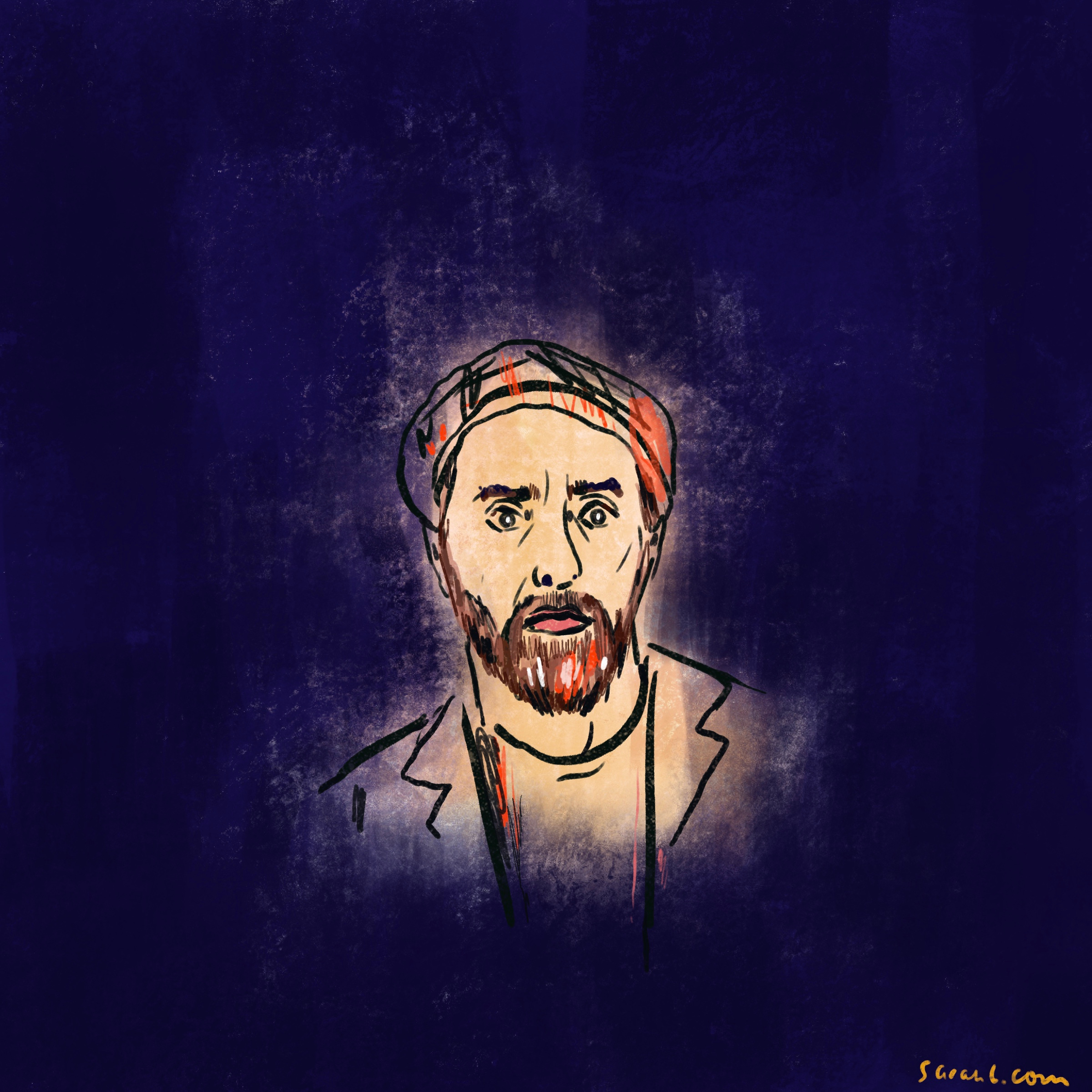 Coach Beard Talks to the Trees by Sarah Lazarovic