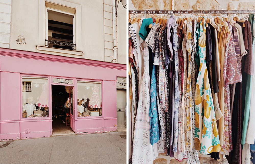 shopping vintage in paris. SFGirlByBay