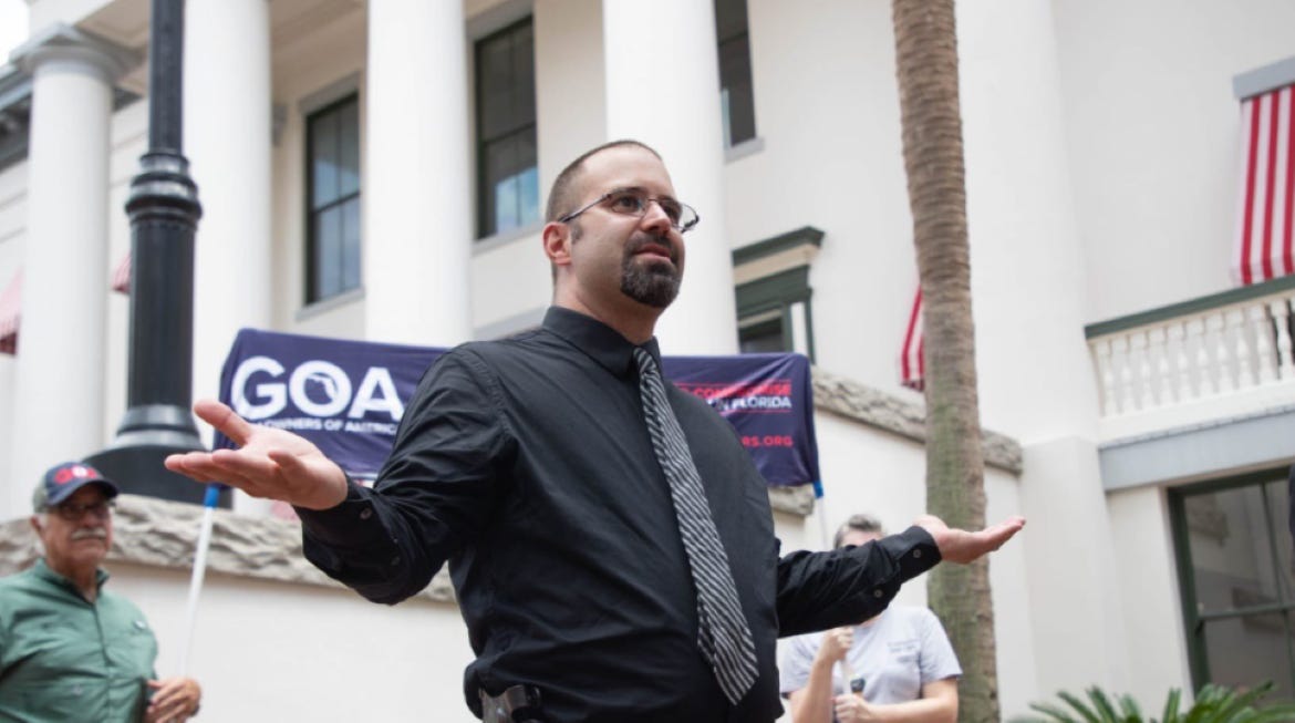 Florida GOA director continues to show his legislative ignorance