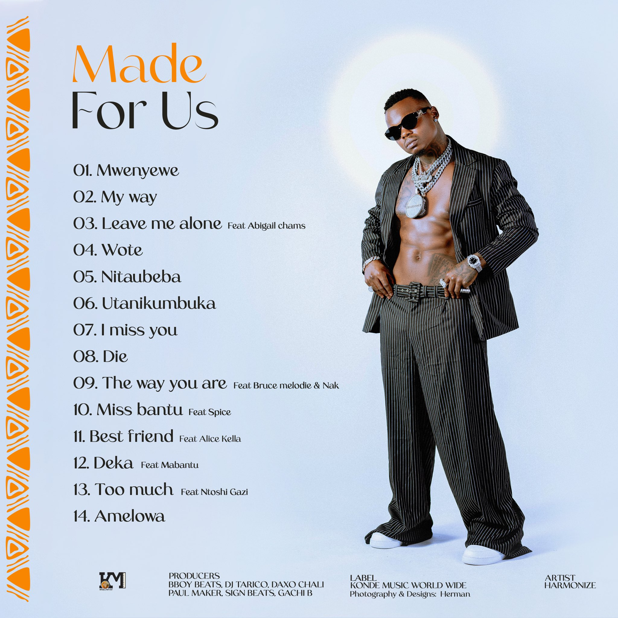 Harmonize songs top
