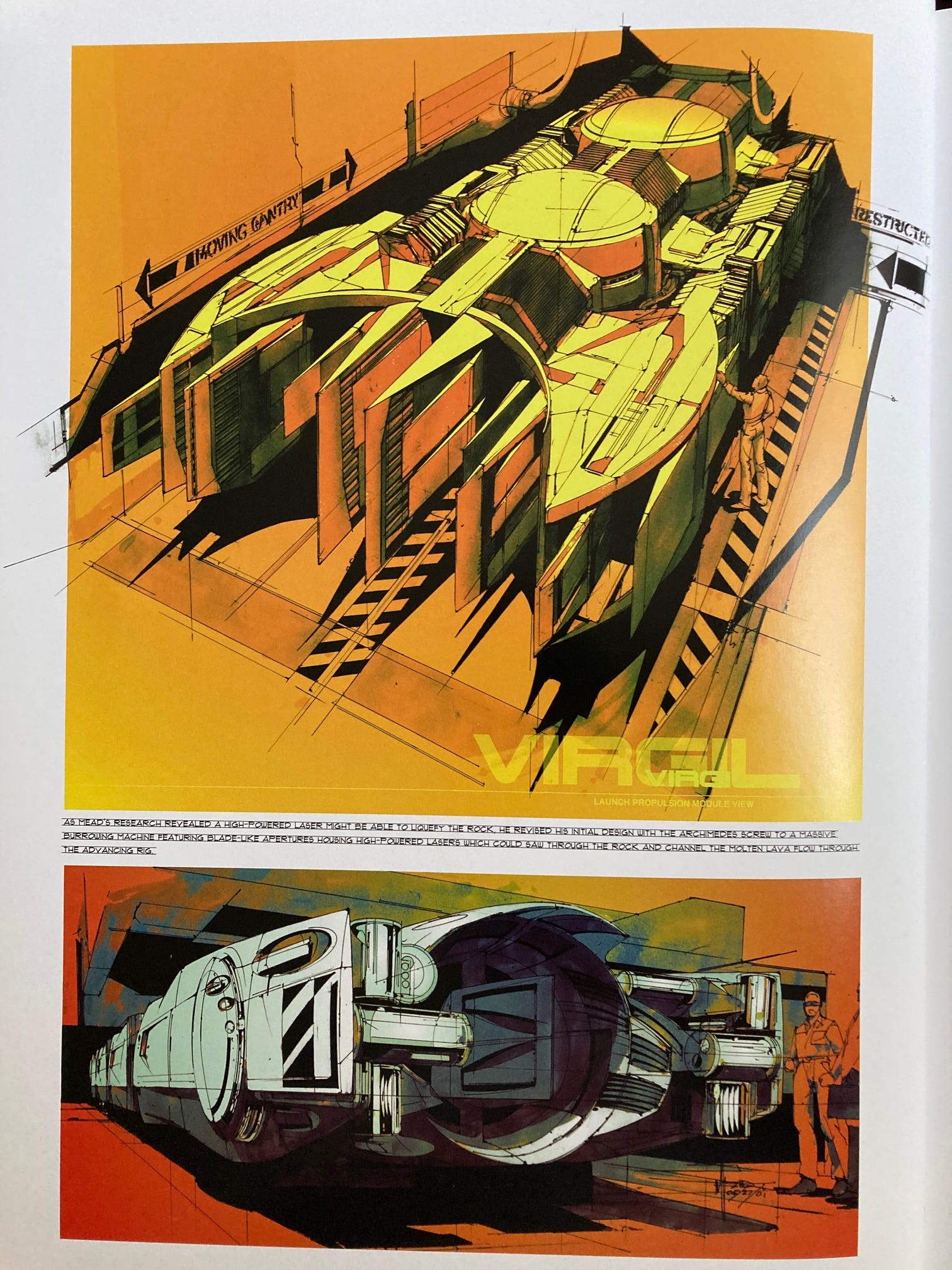 Book notes: 'The Movie Art of Syd Mead: Visual Futurist' part 1