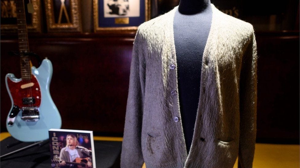 Kurt cobain outlet cardigan amazon