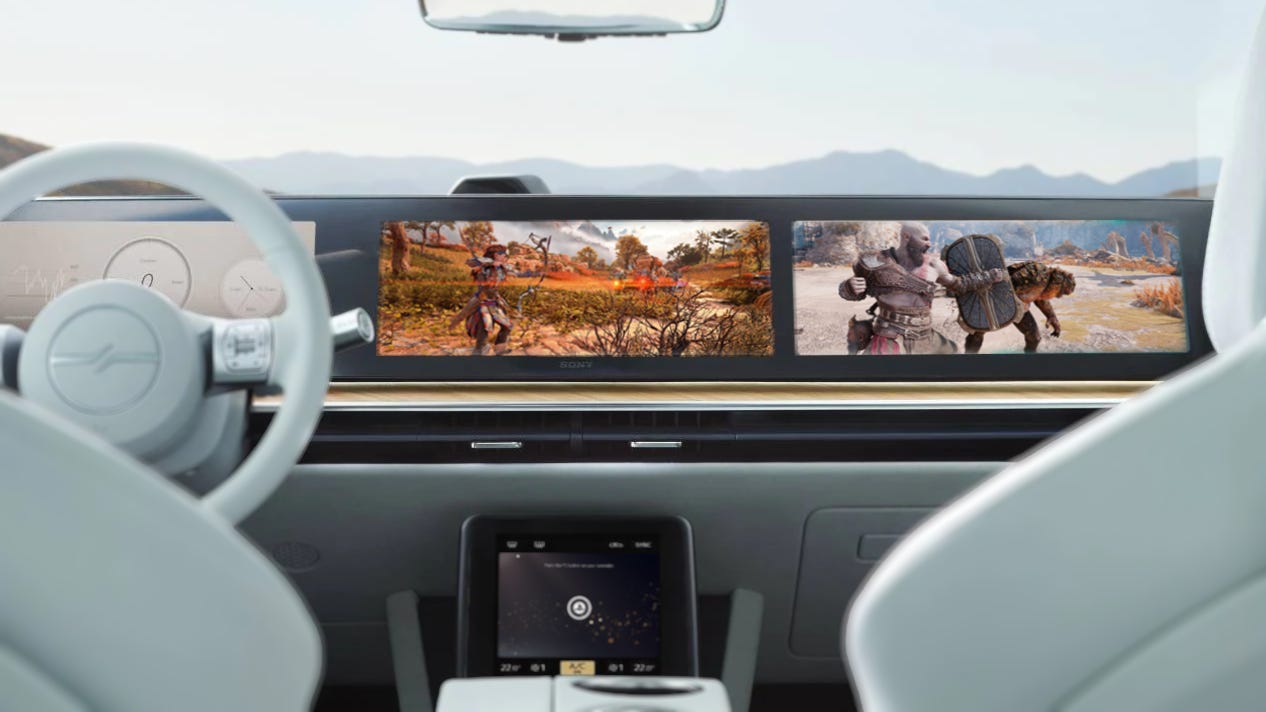 Playstation top in car