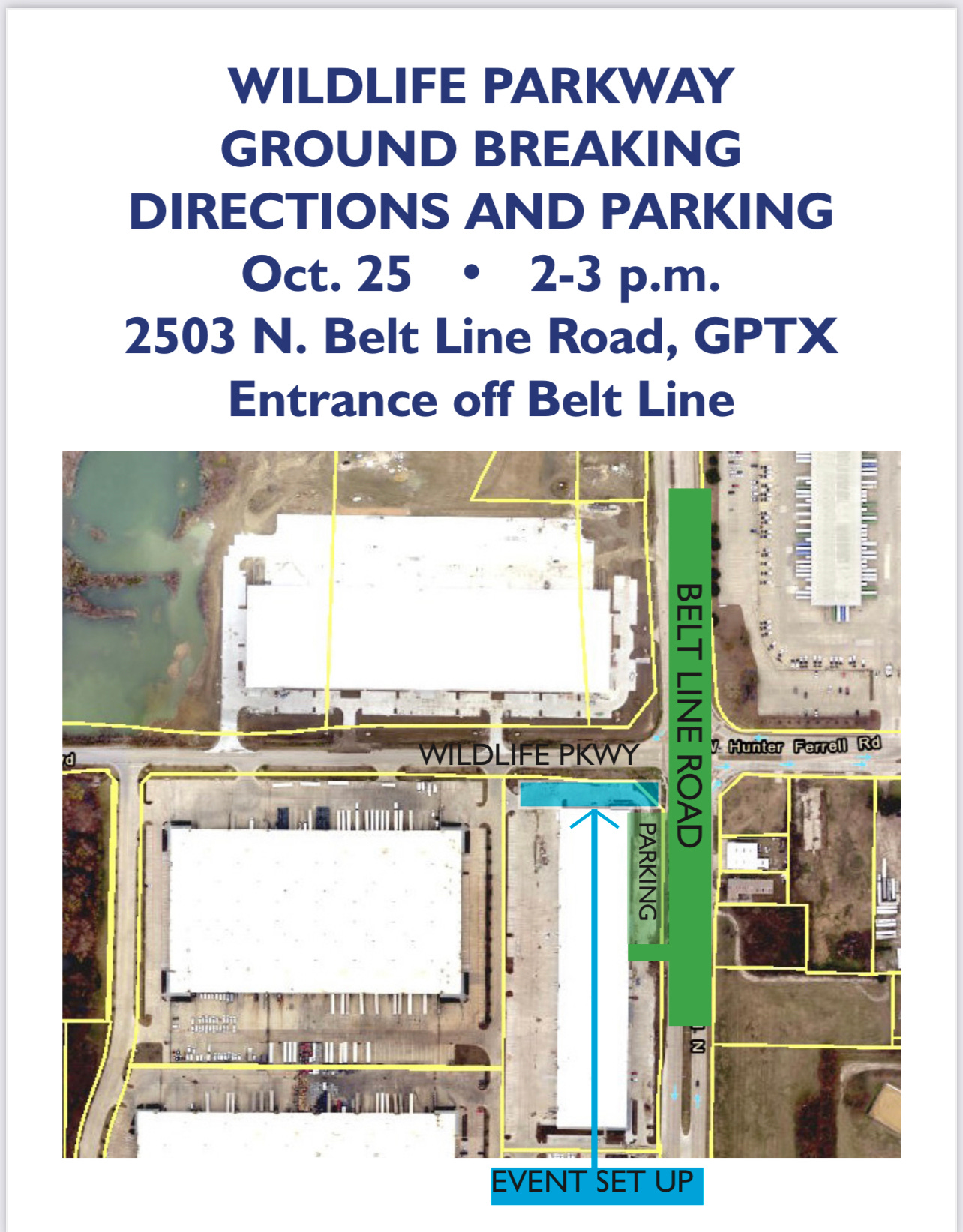 Dallas County and City of Grand Prairie break ground on Wildlife