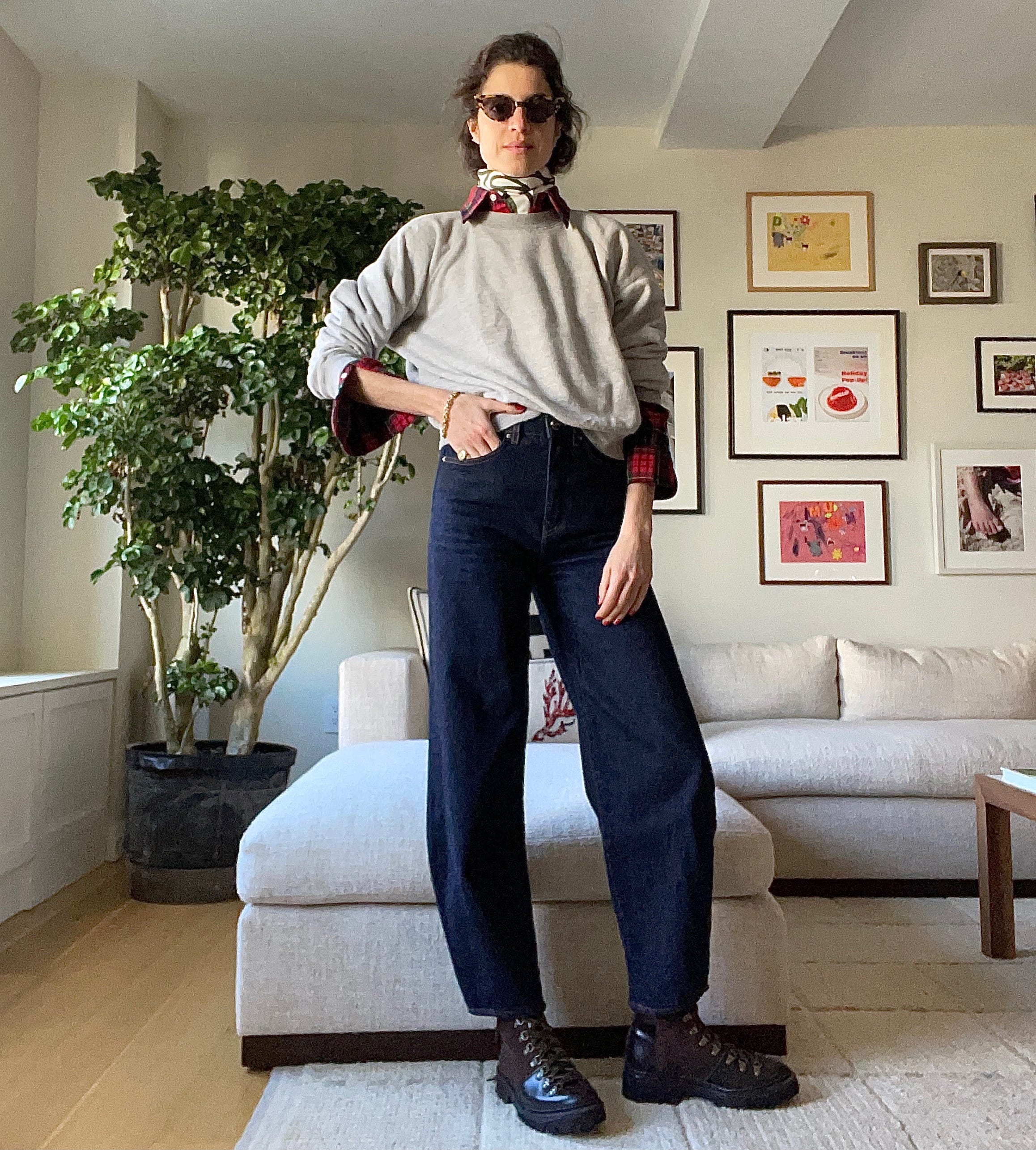 Barrel store leg jeans