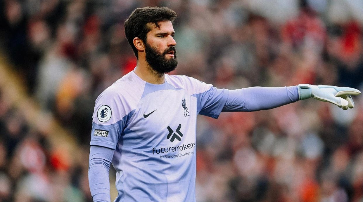 Alisson becker deals best goalkeeper