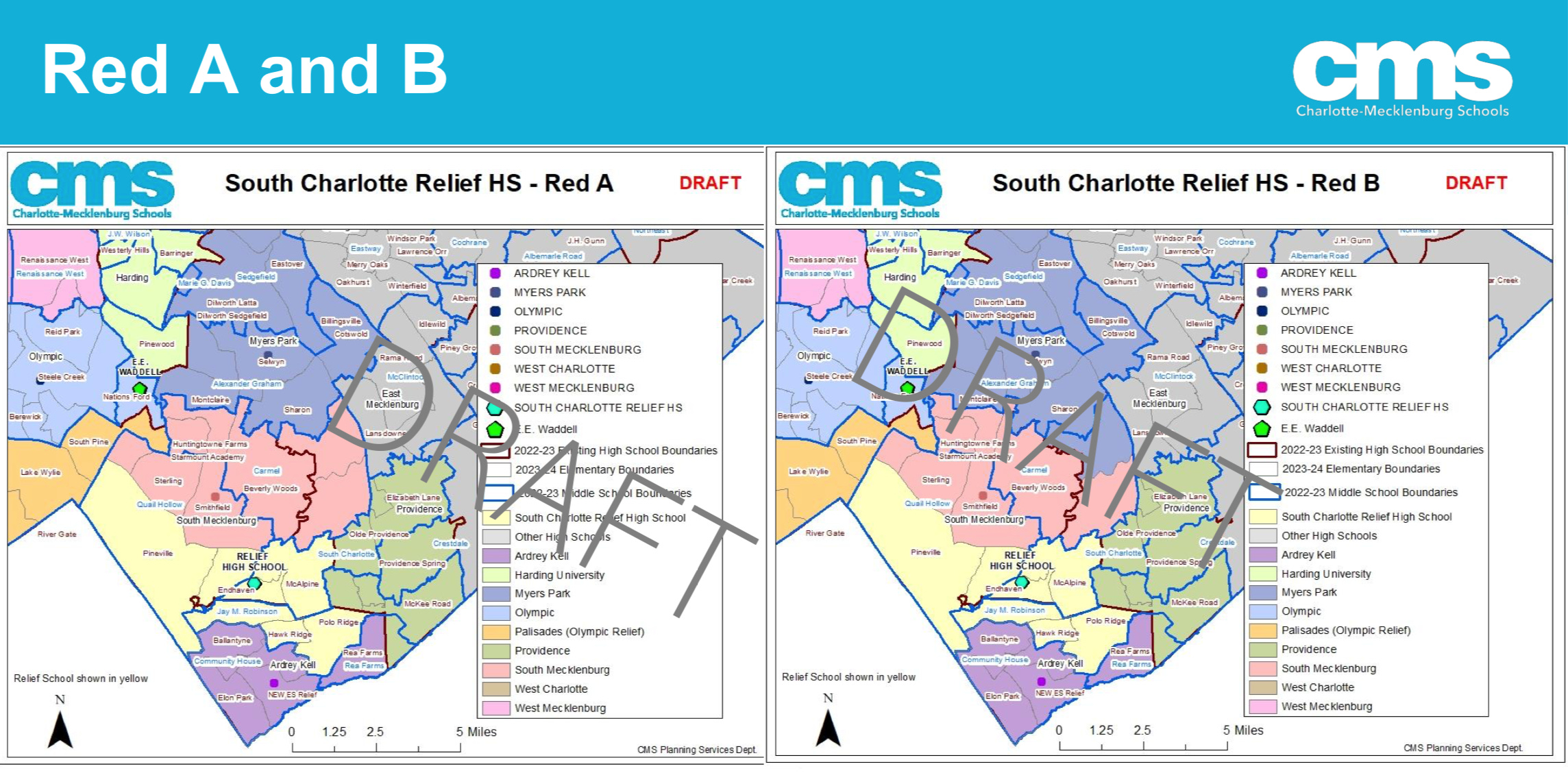 Have a peek at CMS south Charlotte draft maps