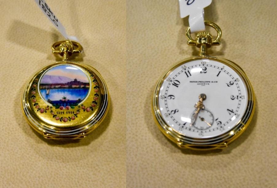 Patek philippe pocket watch 1914 store