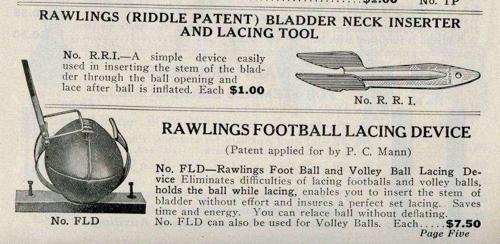 Football History As Told By Sporting Goods Catalogs Footballs