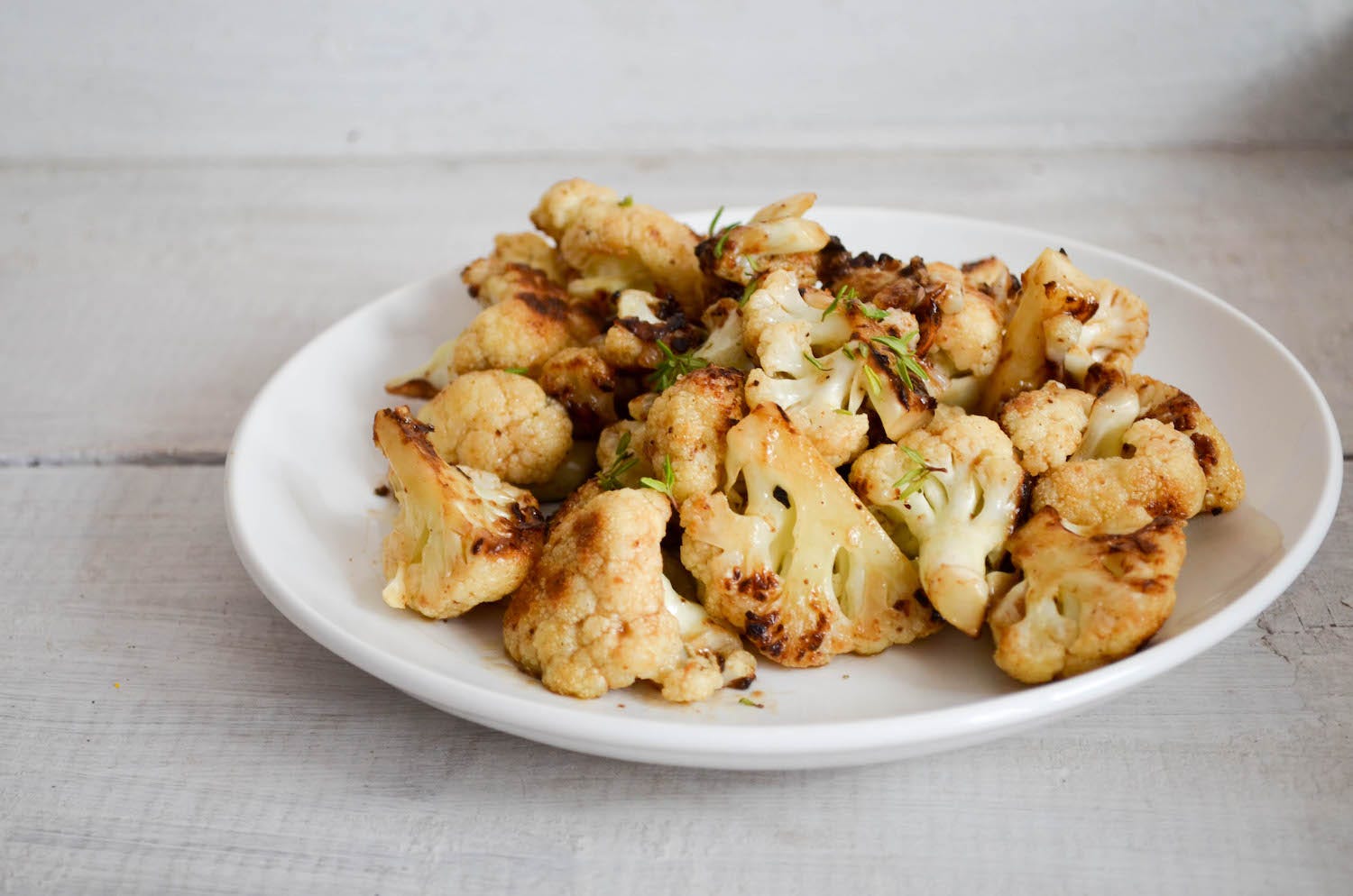 Pan Seared Cauliflower by Jennie