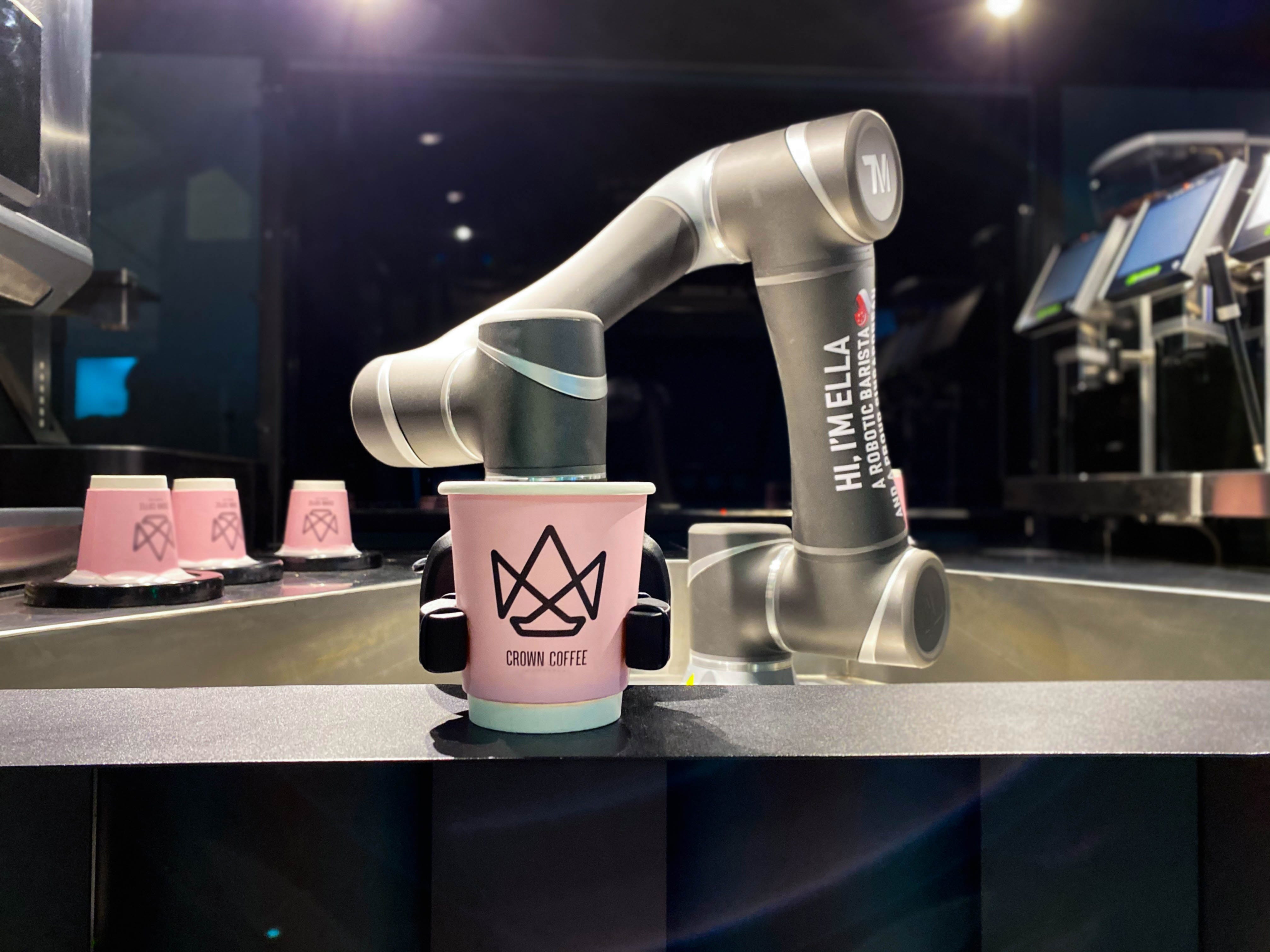 Robot barista new arrivals