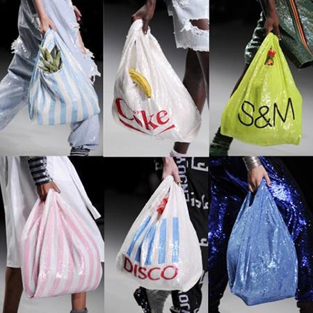 Large clear hotsell plastic bags tesco