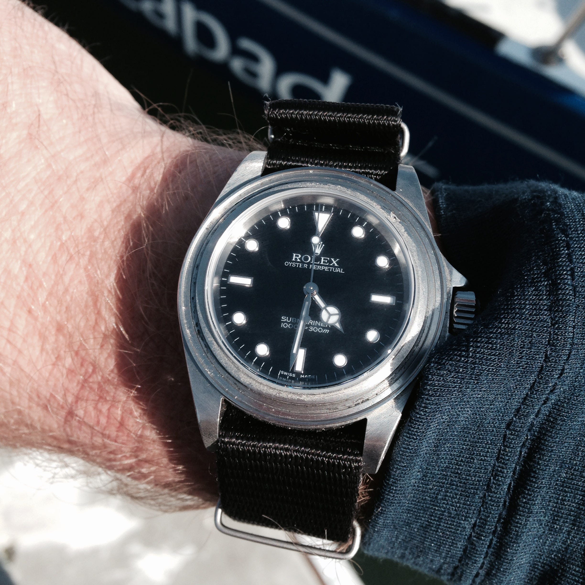 Submariner without bezel sales