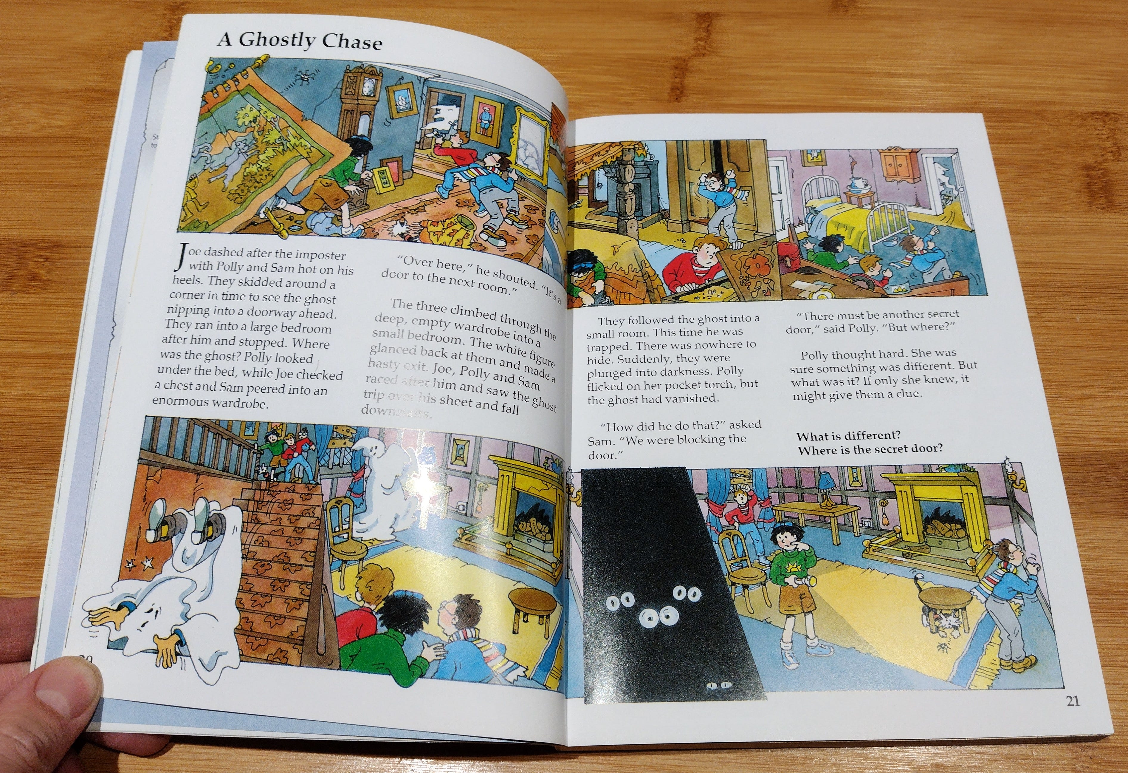 I loved Usborne Puzzle Adventures