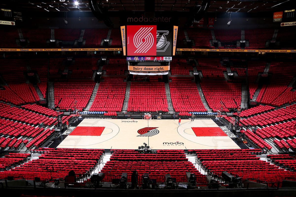 Moda center sales trail blazers