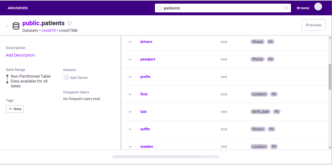 Two Methods to Scan for PII in Data Warehouses