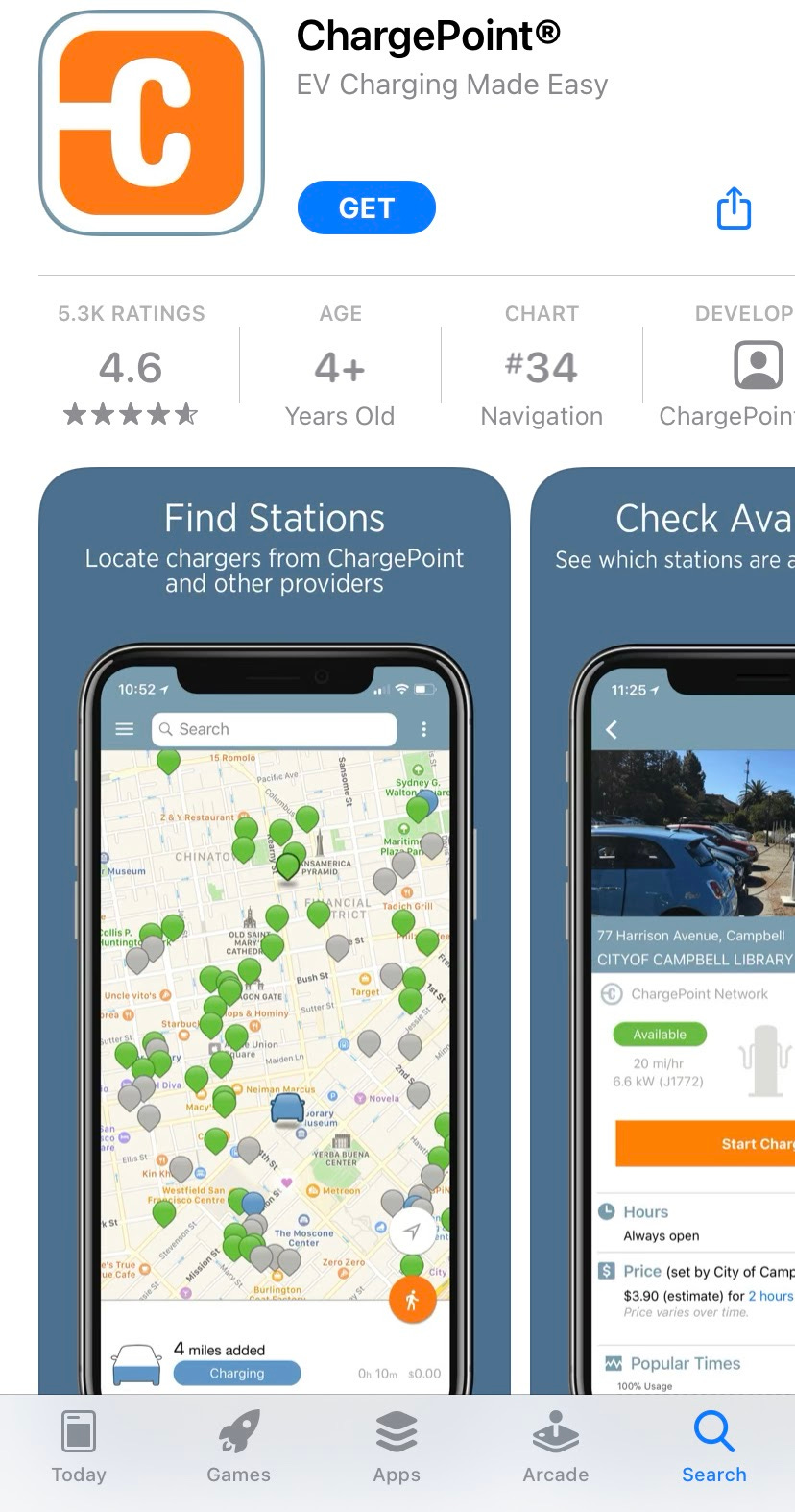 Chargepoint on sale android auto