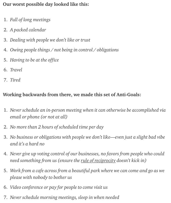 The Ultimate Goal Setting Tool by Sahil Bloom