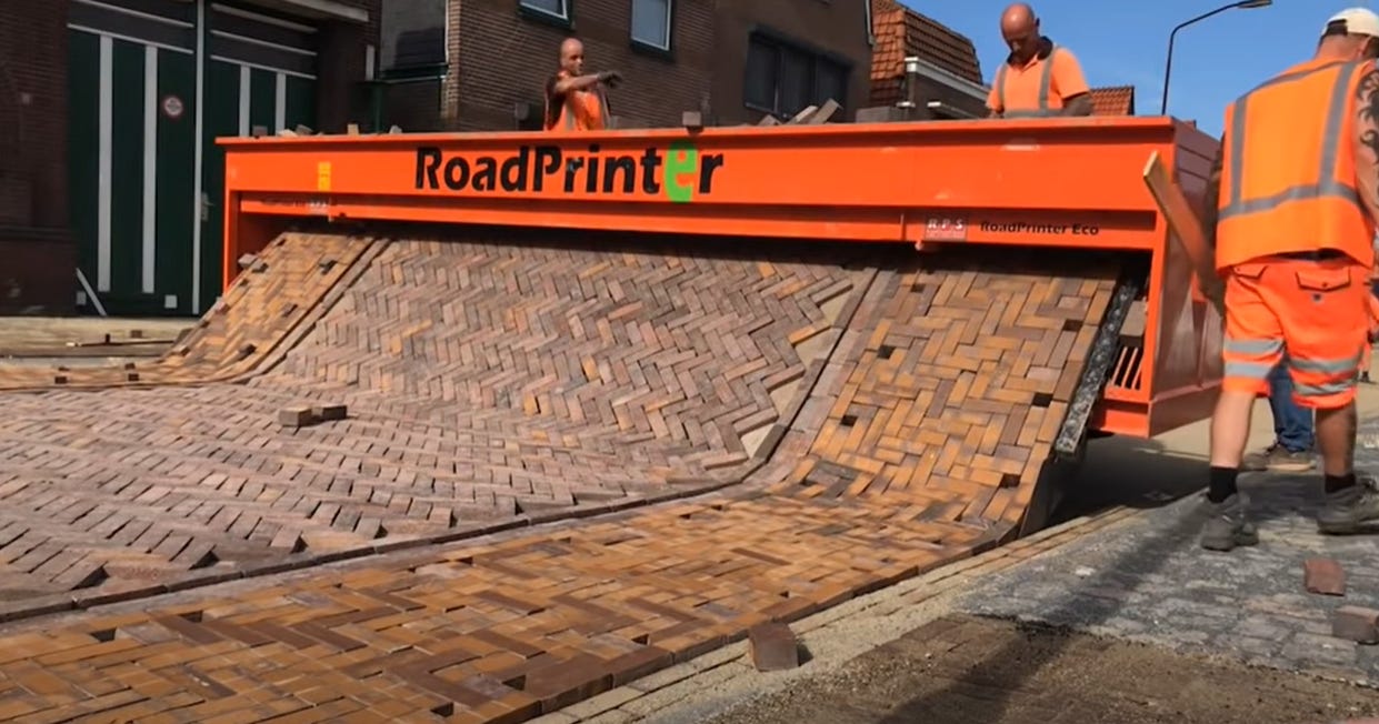 Robotic bricklayer shop