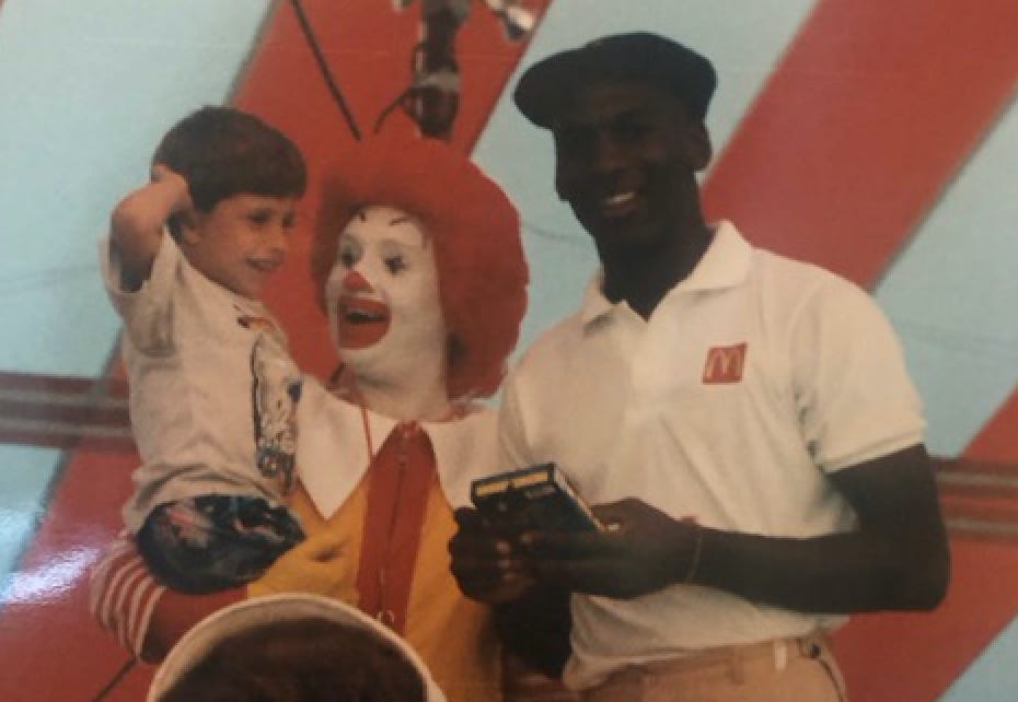 Michael jordan as a child shop