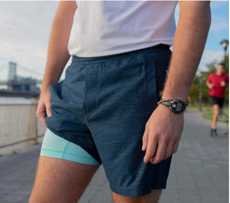 Khaki colored hotsell athletic shorts