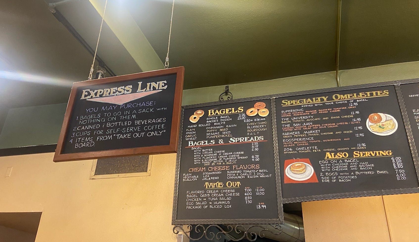 Can I find a good Seattle bagel at... Bagel Oasis