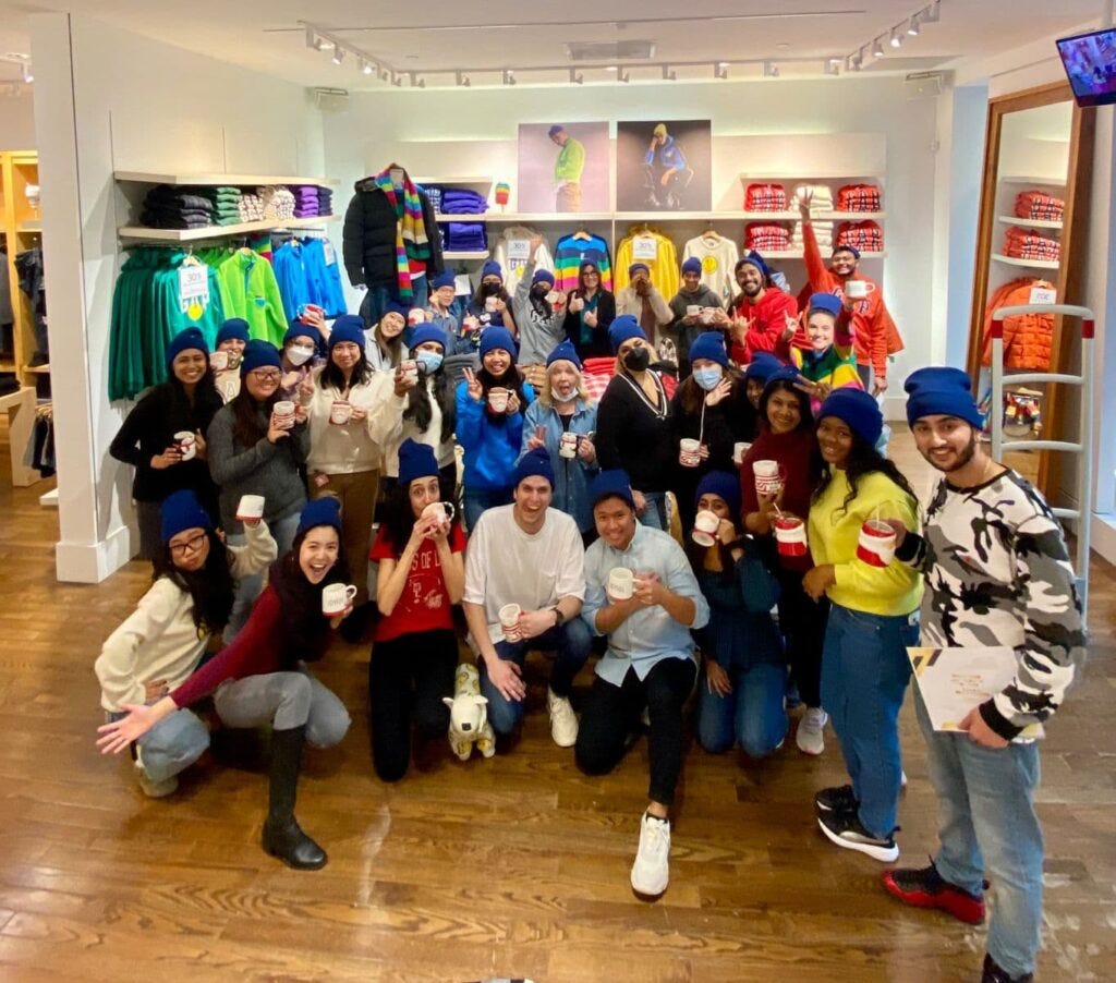 Behind the Scenes of Gap’s Holiday All-Store Meeting 🧶
