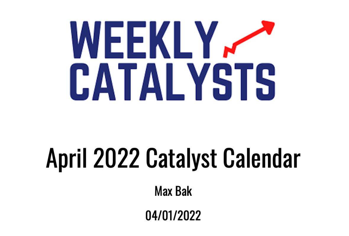 April Catalyst Calendar CPI and OPEC Report Are Most Important