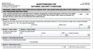 Lying on a Security Clearance Form: The Crime of False Statements