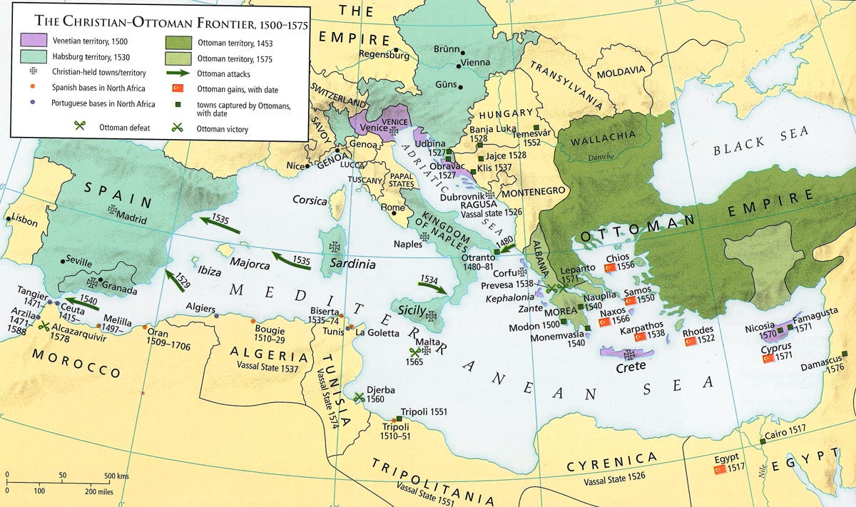 Today in European history the Battle of Lepanto (1571)