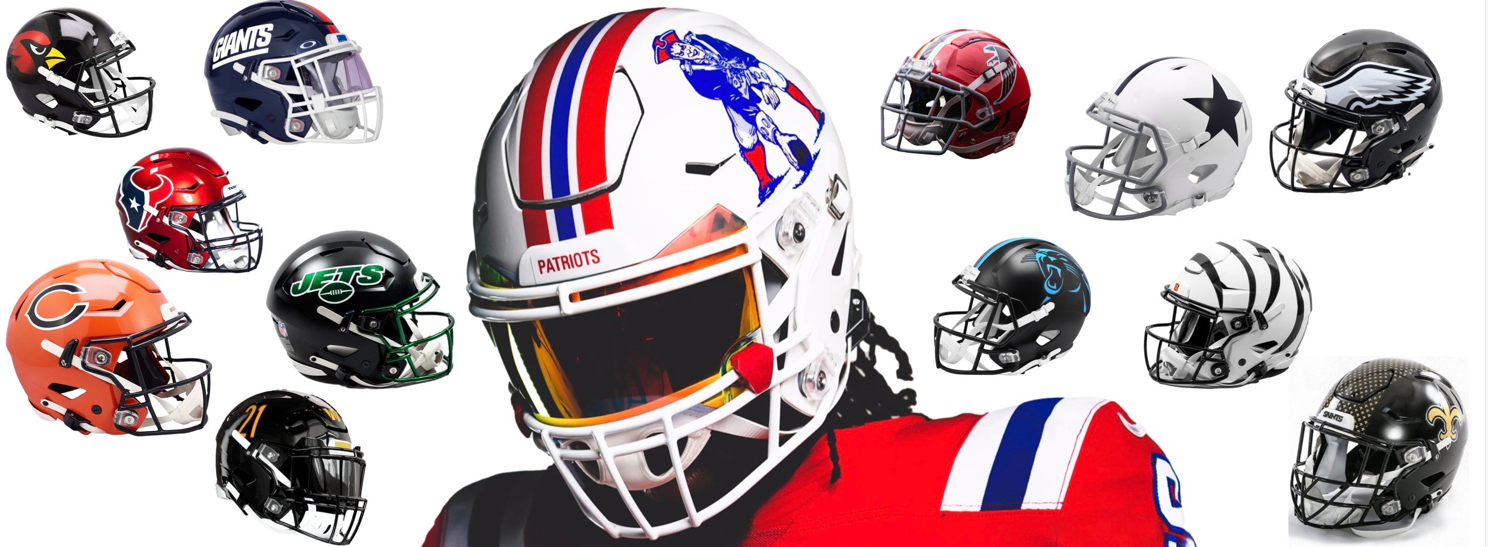 Nfl best sale throwback helmets