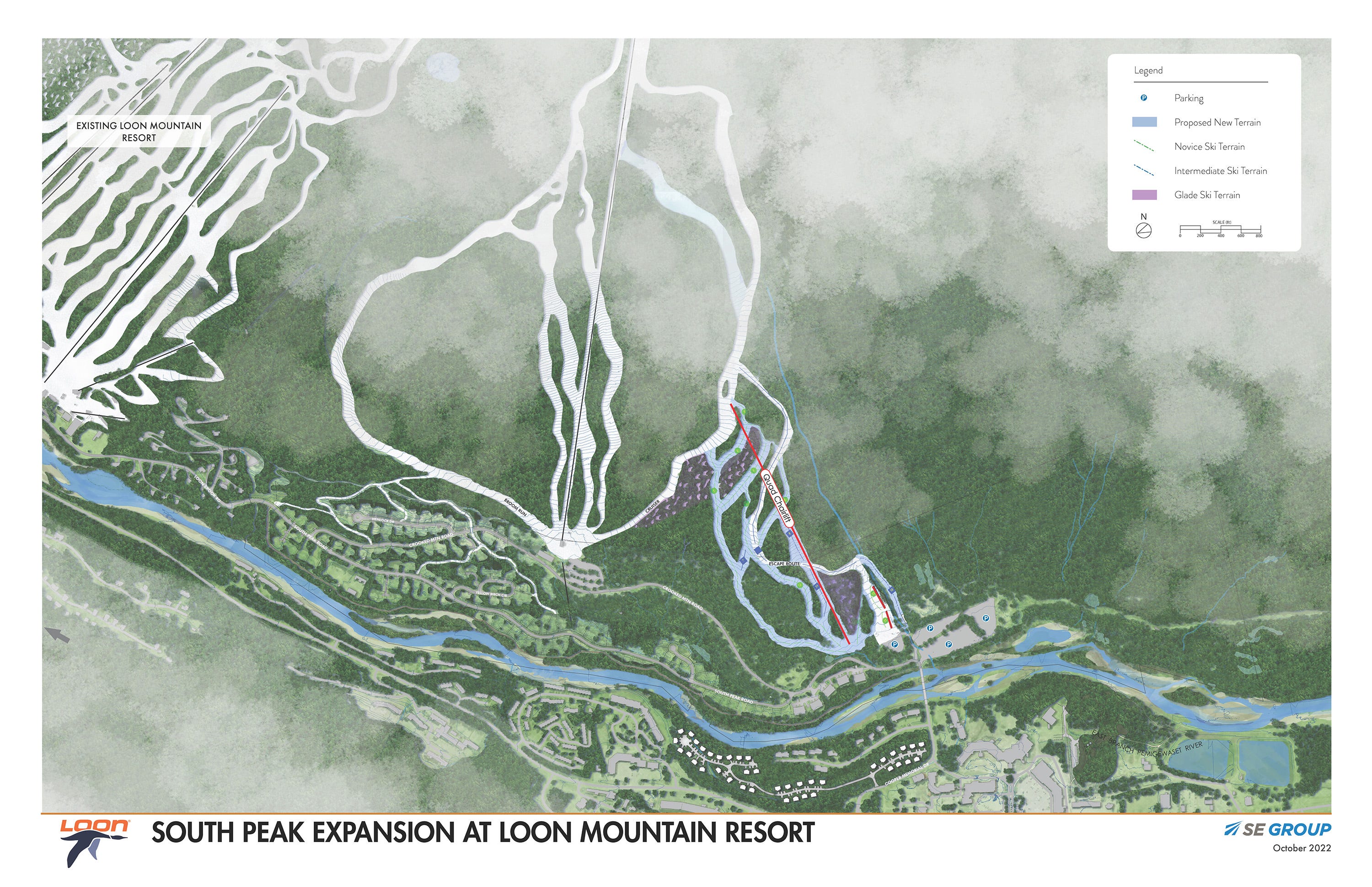 Loon Mountain to Expand South Peak with 30 Acres, Quad Chair