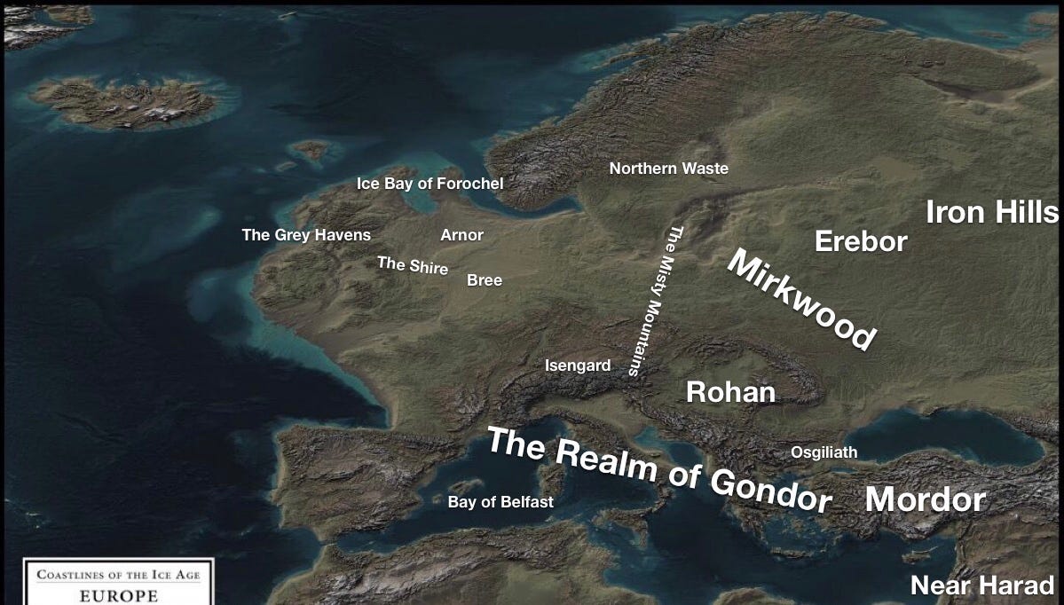 How Tolkien Disguised Ice-Age Europe as Middle-Earth