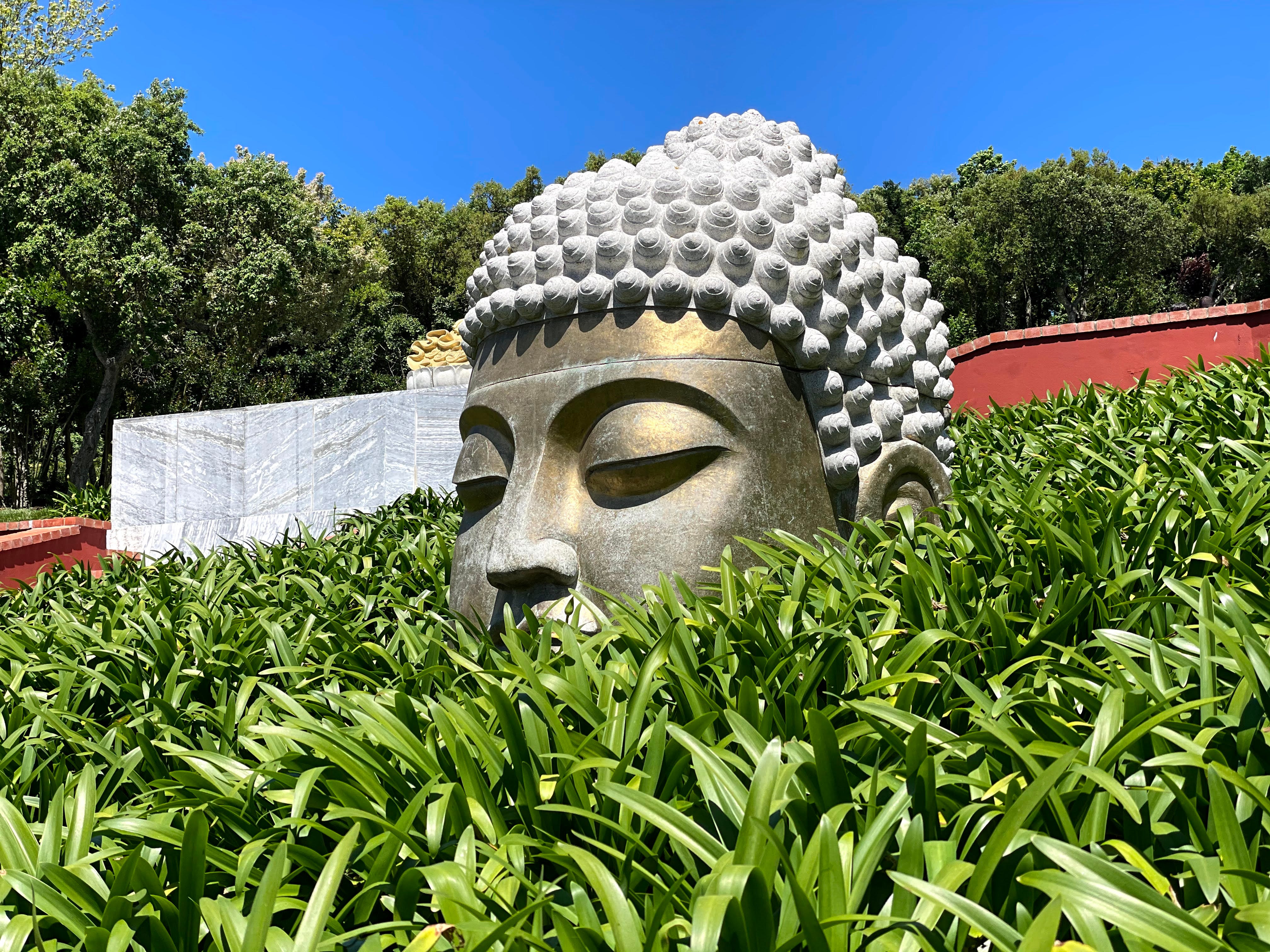 Buddha Garden in Portugal by Nancy Whiteman