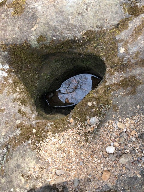 How to drill holes store in river rocks