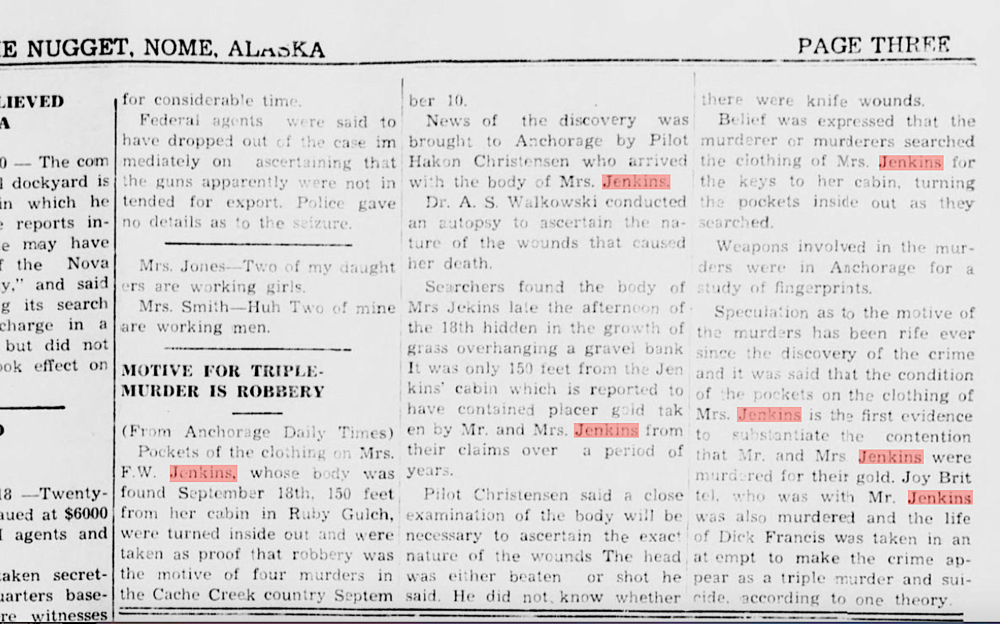 The Cache Creek Murders by Helen Hegener