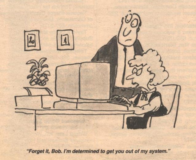 Who is this computer comic strip cartoonist from the 1980s?