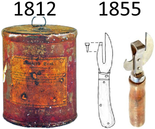 Which came first the can or the can opener?