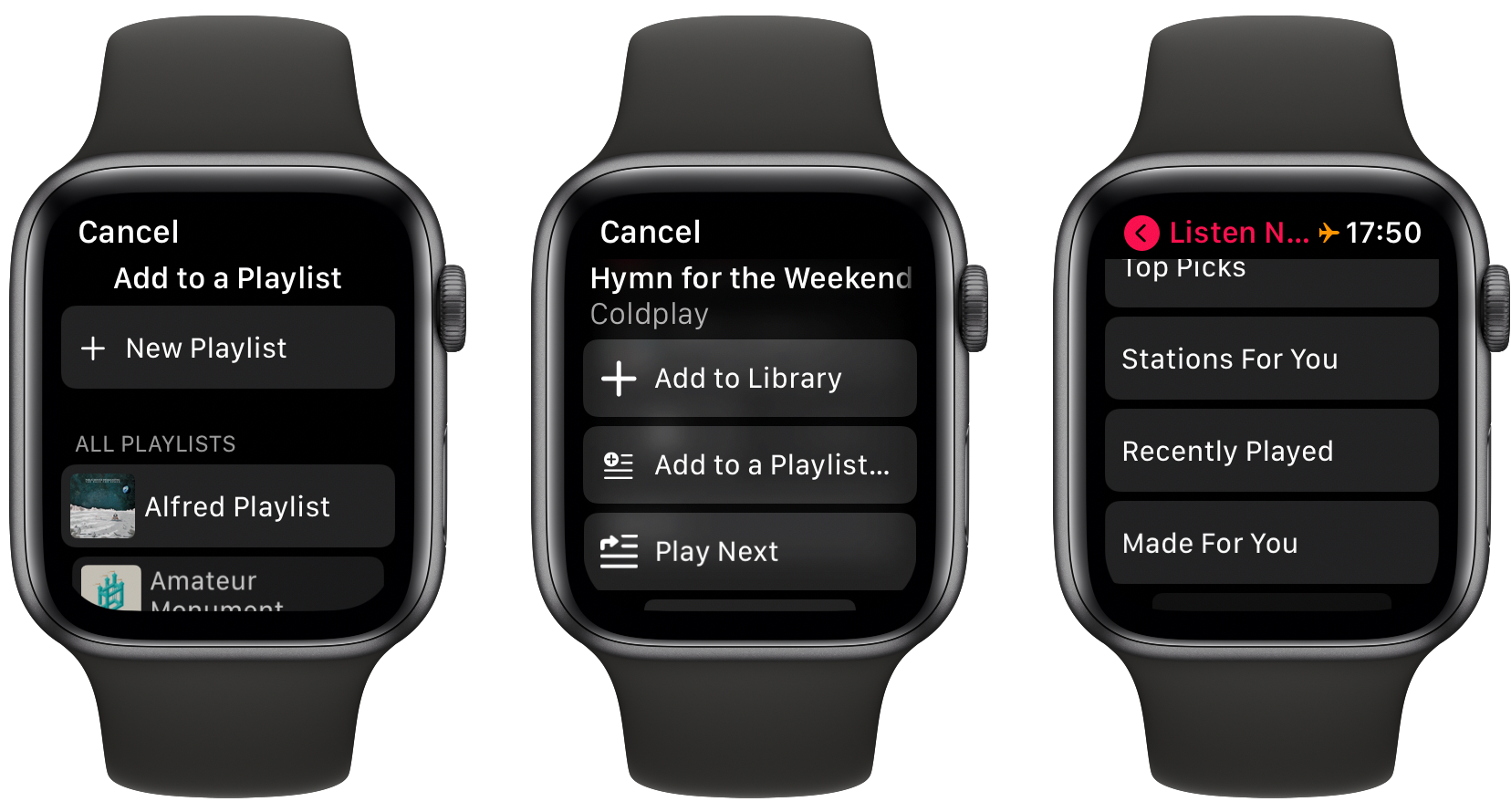 Can you get amazon music on apple watch store